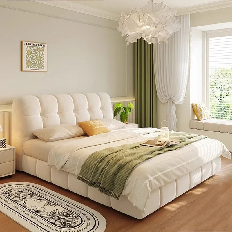 Japanese Cheap Bed Modern Bedroom Luxury Wooden Princess Sleeping Beauty Sun Bed Space Saving Camas De Casal Unique Furniture