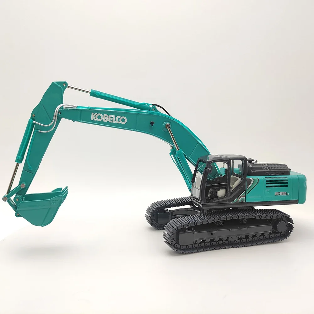 Diecast KOBELCO 1/50 Scale Kobelco SK350LC Alloy Simulation Excavator Model Collectible Toy Gift Souvenir Display Ornament