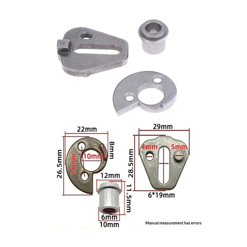 3pcs/set Adjustment Block For 8-inch Single-handed Saws Chain Saw Chain Chain Tensioner Left Accessories