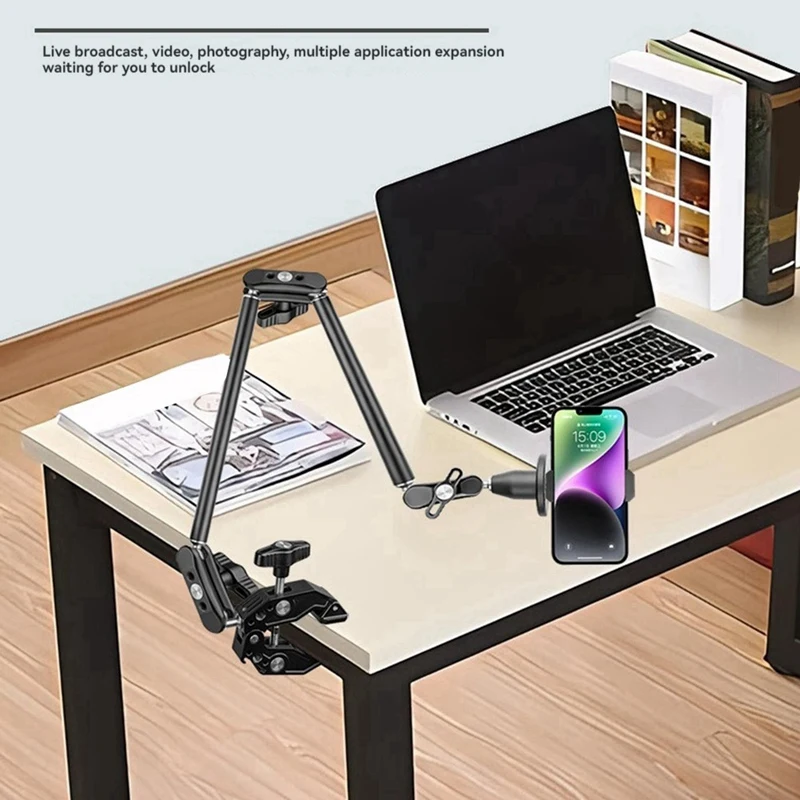 Smartphone Bracket Magic Arm For Camera Articulated Flexible Wall Mount Desk Clamp Tablet Stand