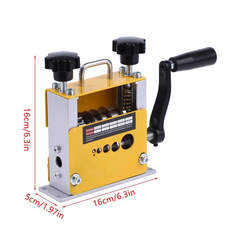 

1-17mm Wire Stripping Machine For Scrap Copper Wire Cable Recycling Portable Cable Stripper Rust-Proof Blades 0.5-15mm Standard
