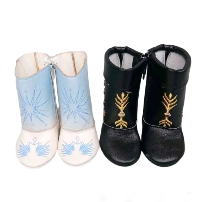 7.5cm doll boots for 43cm baby Doll Shoes sneackers fit For 18 inch Doll boots toys shoes