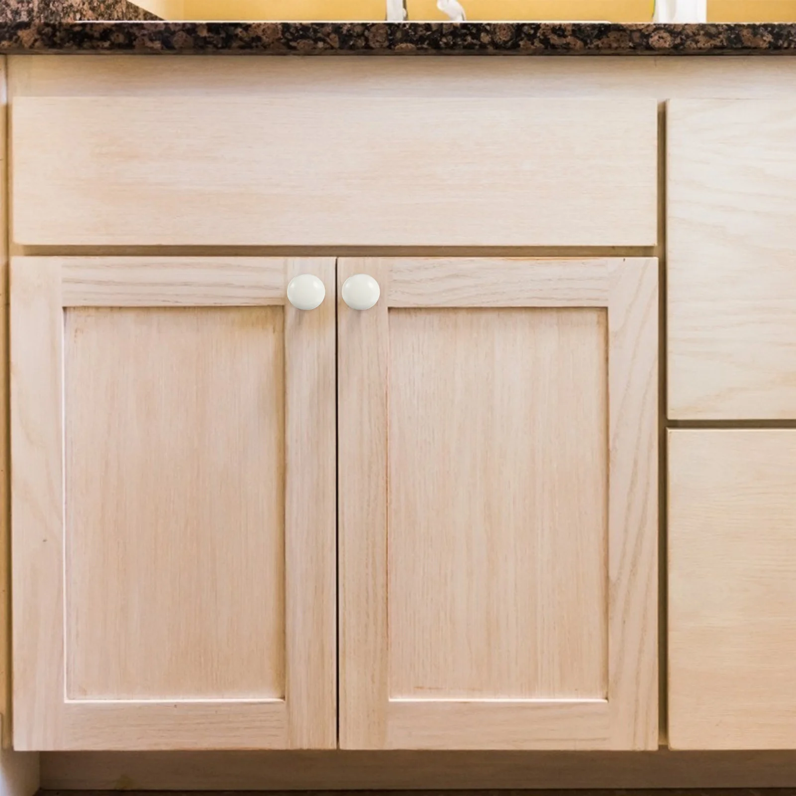 

8 Pcs Self Tapping Drawer Knob Retro Cabinet Nursery Handles Brown Knobs Kitchen