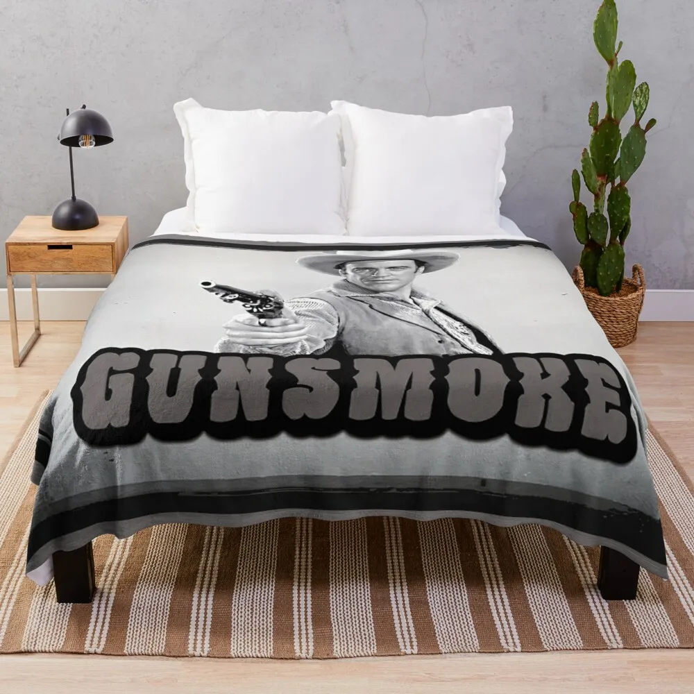 

Gunsmoke Film Negative Throw Blanket for babies Luxury Thicken Blankets Sofas Of Decoration blankets ands Blankets