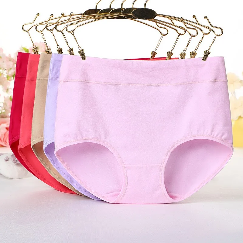 

Sexy New Women's Underwear Comfort Soft Women's Cotton Briefs Cozy High Waist Fashion Lingerie Breathable Fitness Sports