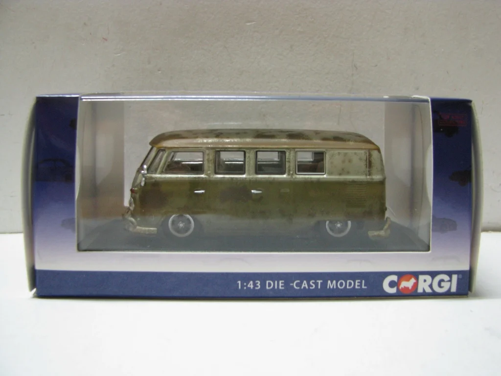 

Diecast 1:43 Scale CORGI VW Type 2 1500 Camper 'Rat-Look', Mango Green & S Alloy Car Model Collectible Toy Gift Souvenir