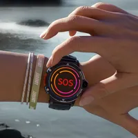 LOKMAT APPLLP 6 Pro Smart Watch with SIM, Wifi 4G Android 3G+64G Dual Camera Face Recognition GPS SOS One-Click Call Smartwatch