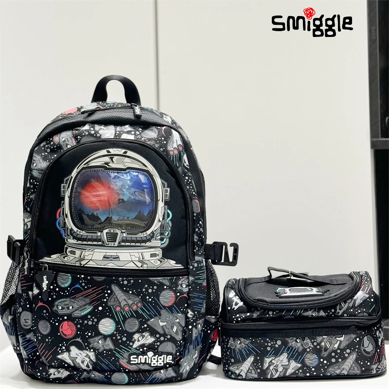 

Australian smilgle backpack, vast universe, student large capacity backpack, cartoon backpack, meal bag, meal box, pencil case