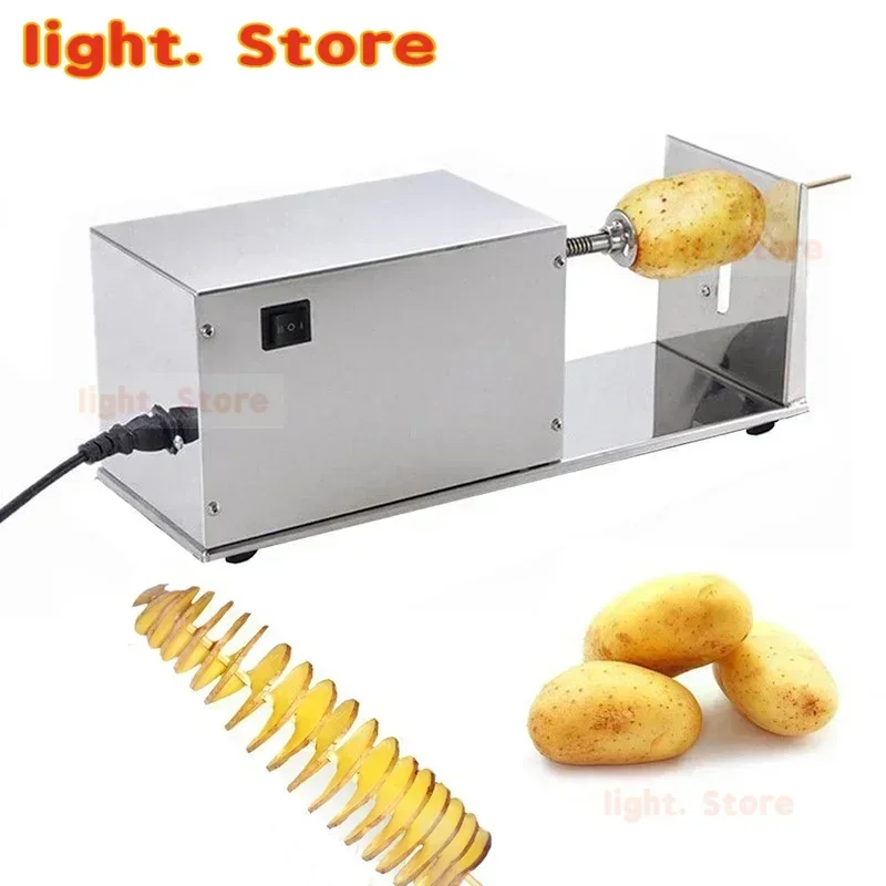 

Tornado Potato Cutter Machine Electric Spiral Cutting Machine Chips Machine Chopper Potato Chip String Rotate Potato Chips Tower