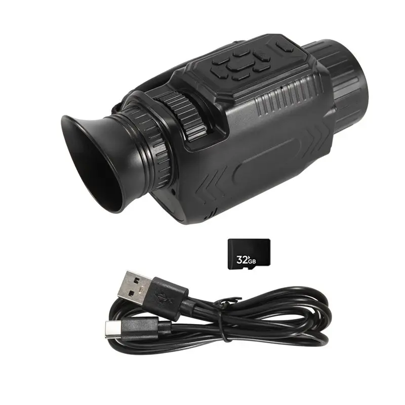 Picture 4: ABMV-Infrared 68MP Monocular Macro Lens, 4K WIFI Night Vision, 28X Digital Zoom Monocular Featuring 32G Storage Capacity Card