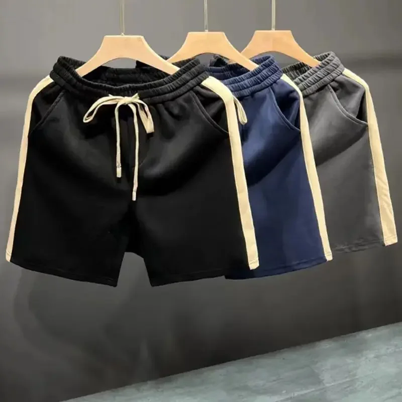 

Широкие бегуны на шнурке, баскетбольные мешковатые спортивные мужские шорты, свободные тренировочные роскошные шорты со льдом, тонкие винтажные мужские шорты