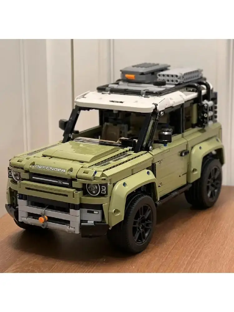 AliExpress 2025 NEW Built Rebrickable Built Set Classic Off Road Car 42110 Model Defender Vehicle Ideas Gifts for Dirt Bike Enthusiasts