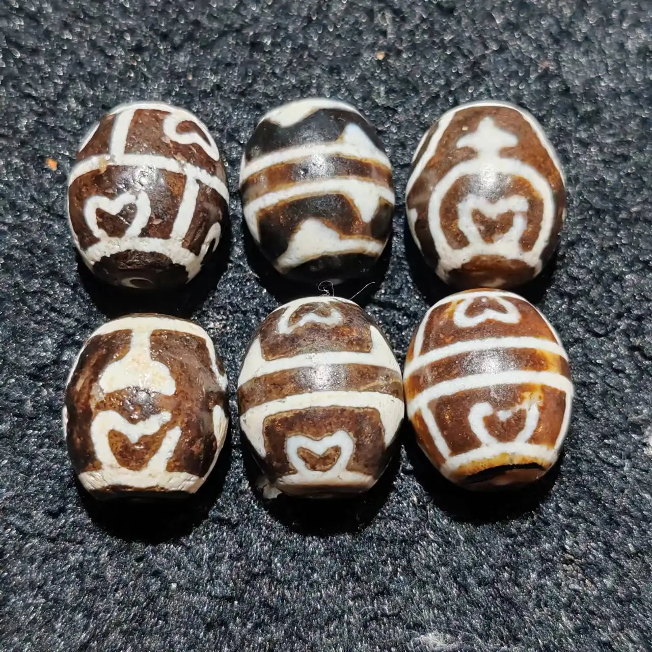 

1 шт. Xizang Snow Region, старый материал Daluo, агат, небесный жемчуг, этнический кулон, браслет, аксессуары «сделай сам», Dzi