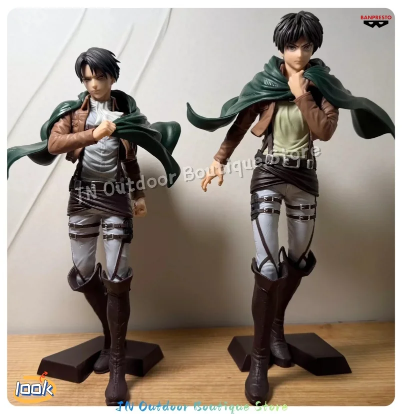 figurine-d'anime-bandai-banpresto-l'attaque-des-titans-levi-ackerman-eren-yeager-statue-de-collection-decoration-de-bureau-jouet-cadeau