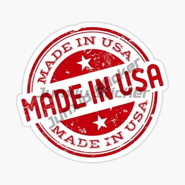 MADE IN USA Flag Vinyl Car Stickers 3d Car Styling Auto Motorcycle Laptop Computer Host Fashion DIY Decor Accessories Decals view 2