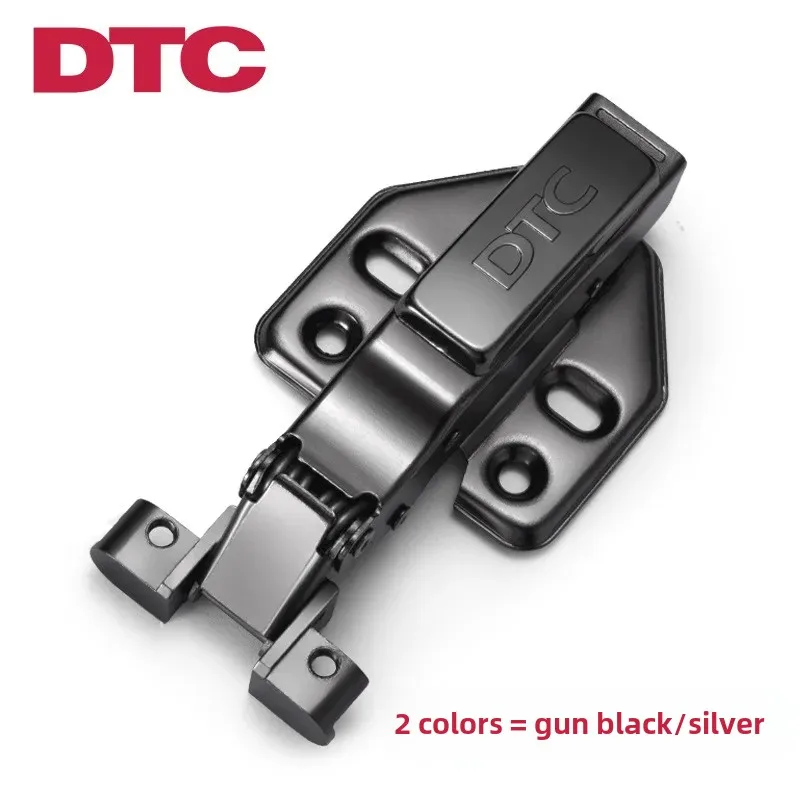 DTC East Thailand Aluminum Frame Hinge Narrow Edge Glass Door Hardware Hydraulic Damping Silent Display Cabinet Window Hinge