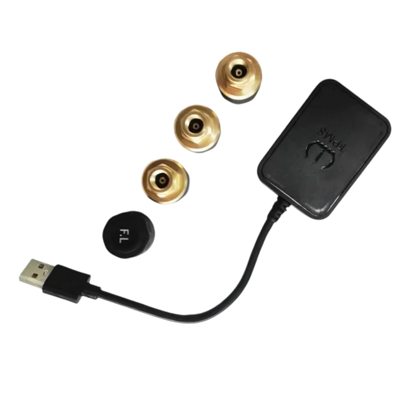 Sensor Tekanan Ban Eksternal Mobil Layar Navigasi Android Sistem Pemantauan Tekanan Ban TPMS