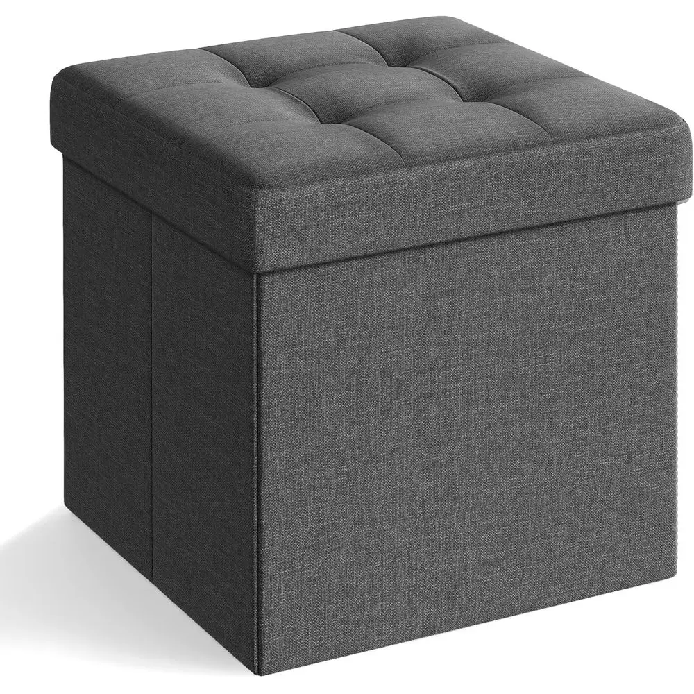 

Storage Ottoman, oldable Small Ottoman oot Rest, 15 Inches oot Stool, Cube Ottoman with Storage, Load up to 660 lb, or Living Ro
