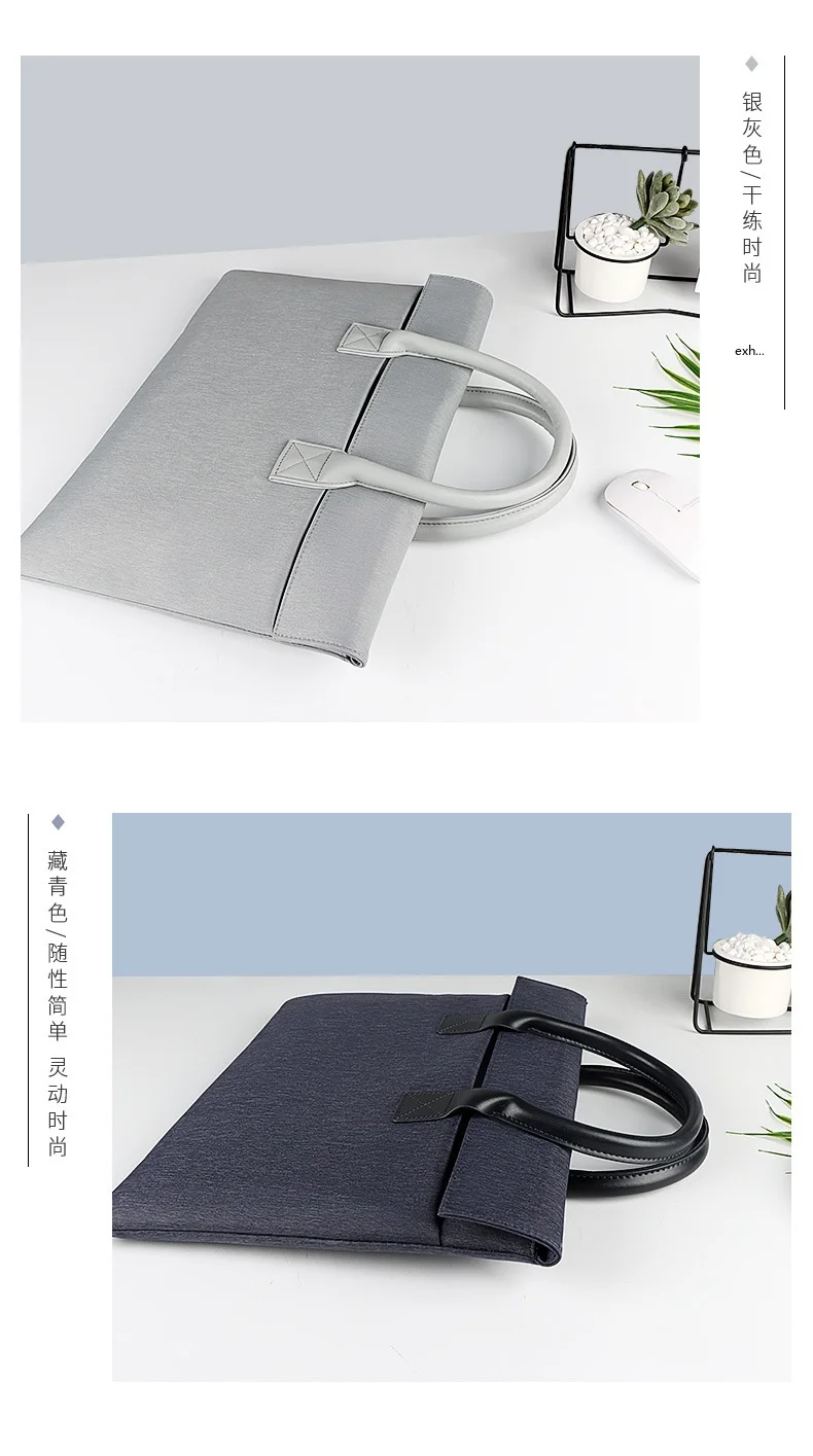 Modische Laptop-Tragetasche 13 15 Zoll Rosa Grau Wasserdichte Nylon-Aktentasche für Frauen im Büro – Detail 12