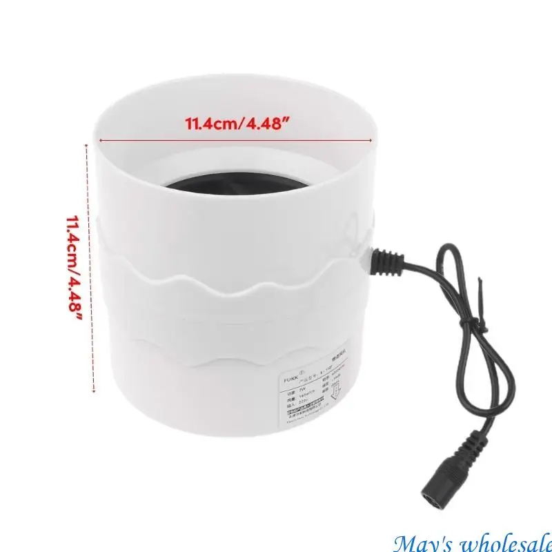 4 بوصة مضمنة القناة مروحة تهوية الهواء الأنابيب البلاستيكية التهوية مروحة العادم البسيطة 448A #6