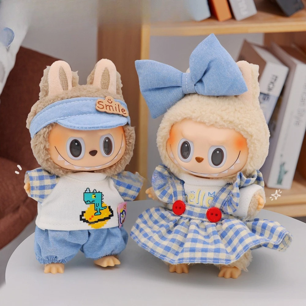 

Милые футболки с героями мультфильмов подходят для бейсболок Labub, платья принцессы с милым бантом и романтические комплекты для пар