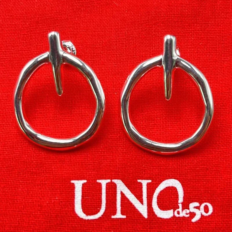 2023 UNOde50 earring Bestseller Espanhol de Alta Qualidade Exquisite Creative Mulheres Brincos Romantic Jewelry Gift Bag