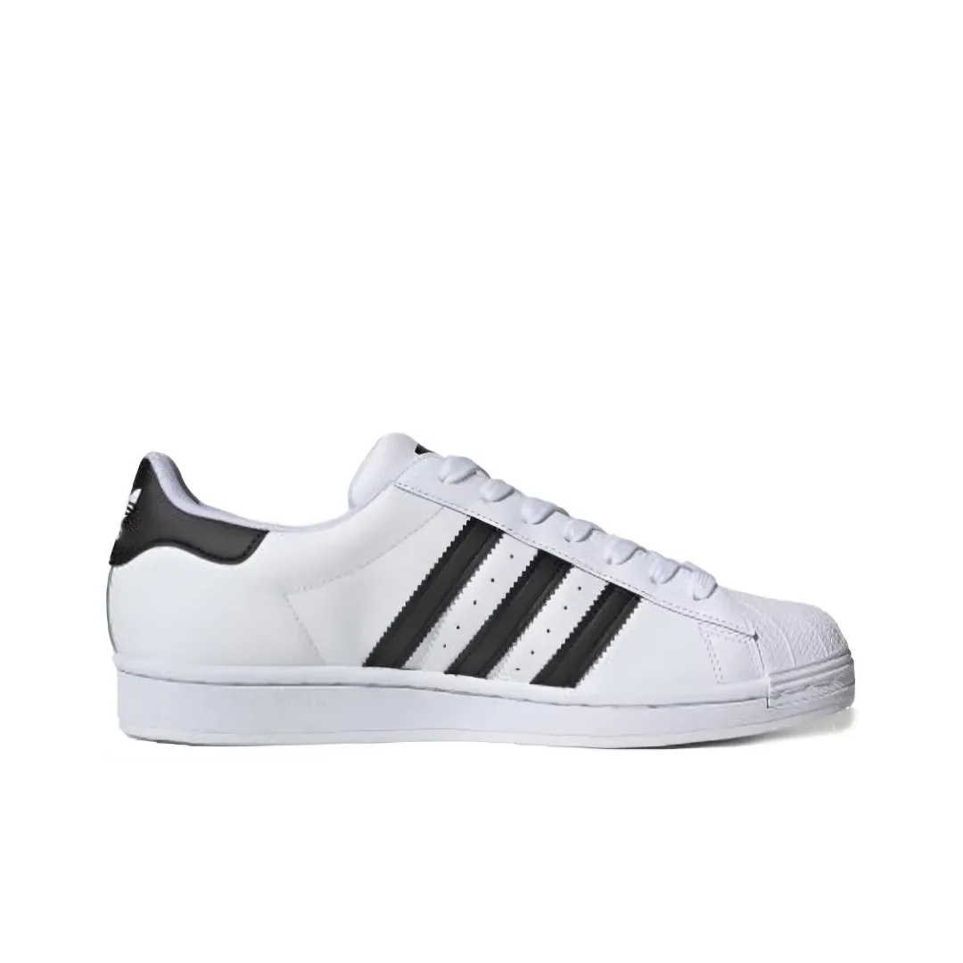 Adidas original superstar pria wanita kasual sepatu skateboard klasik hitam putih olahraga luar ruangan nyaman sneaker lari