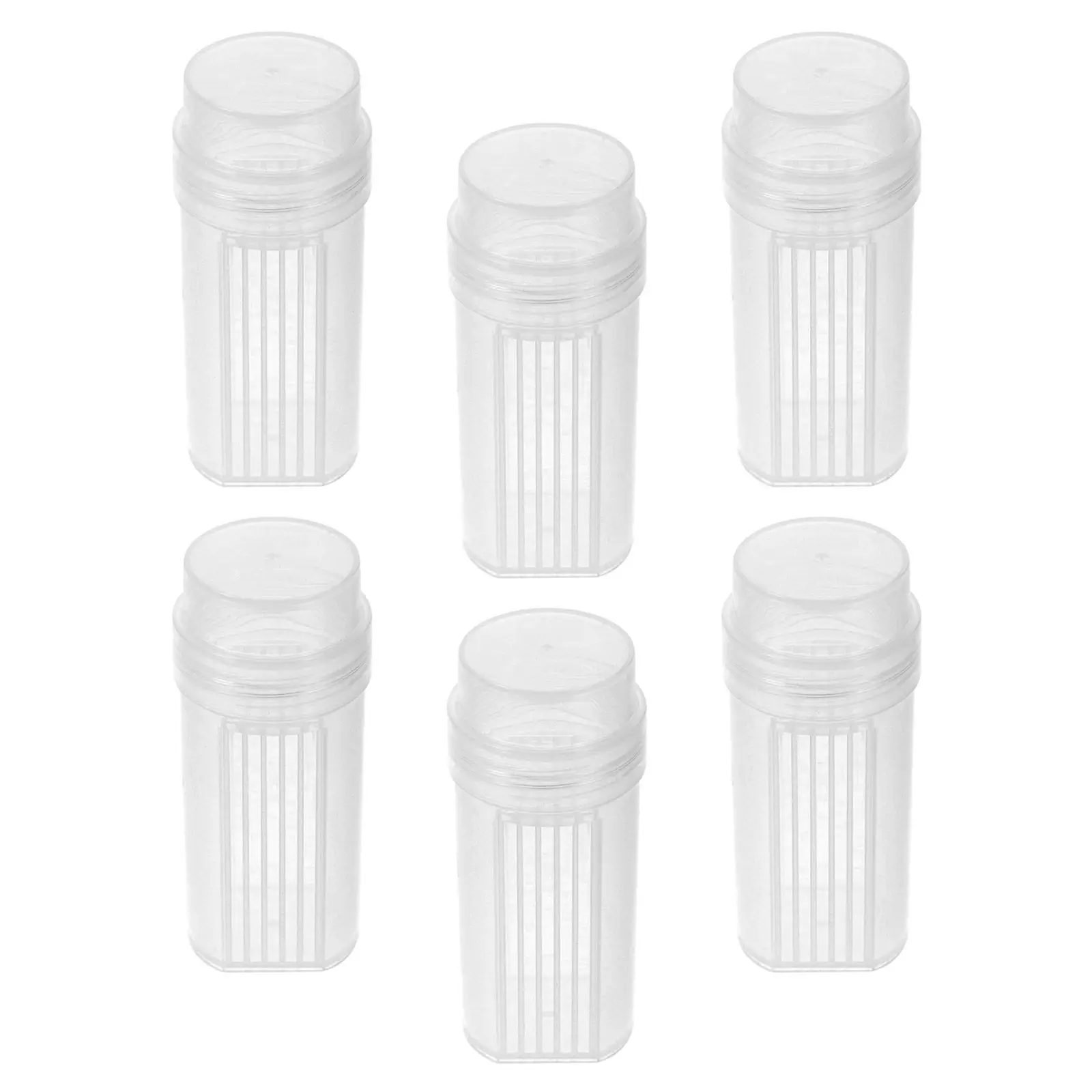6pcs Plastic Staining Jar Coplin Canisters Slide Jar Reusable Laboratory Staining Tank For Lab Microscope Laboratory Supplies