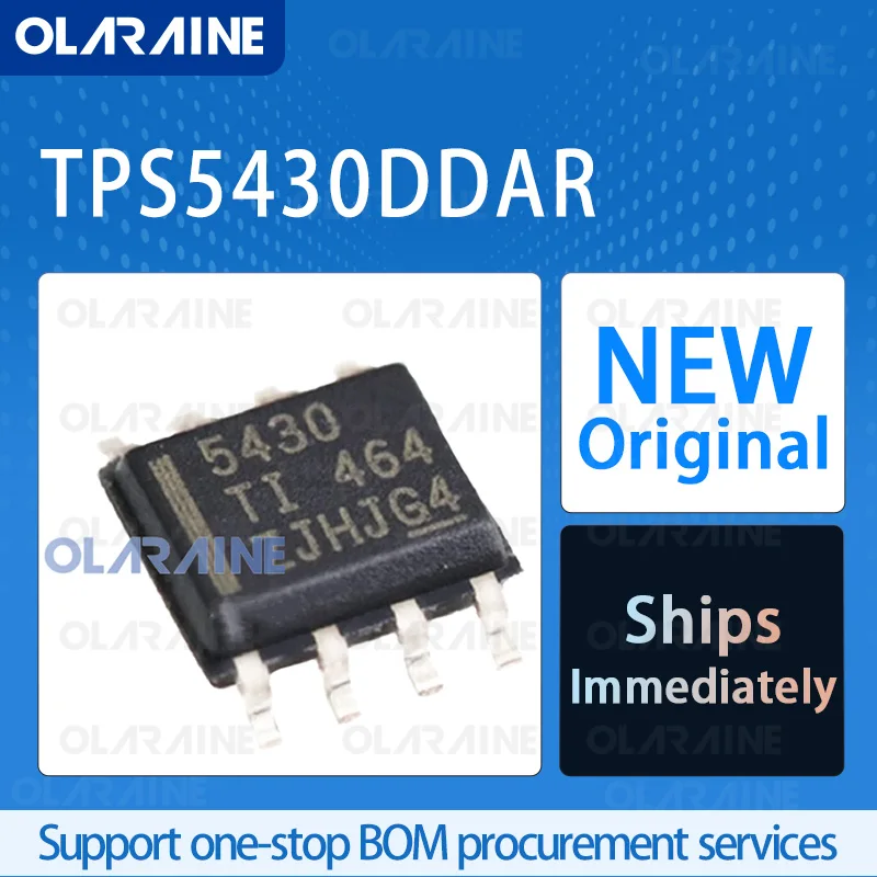 5/10/100Pcs TPS5430DDAR SOP-8 switching regulator RoHS Current 3 A 1 Output Switching frequency 500 kHz