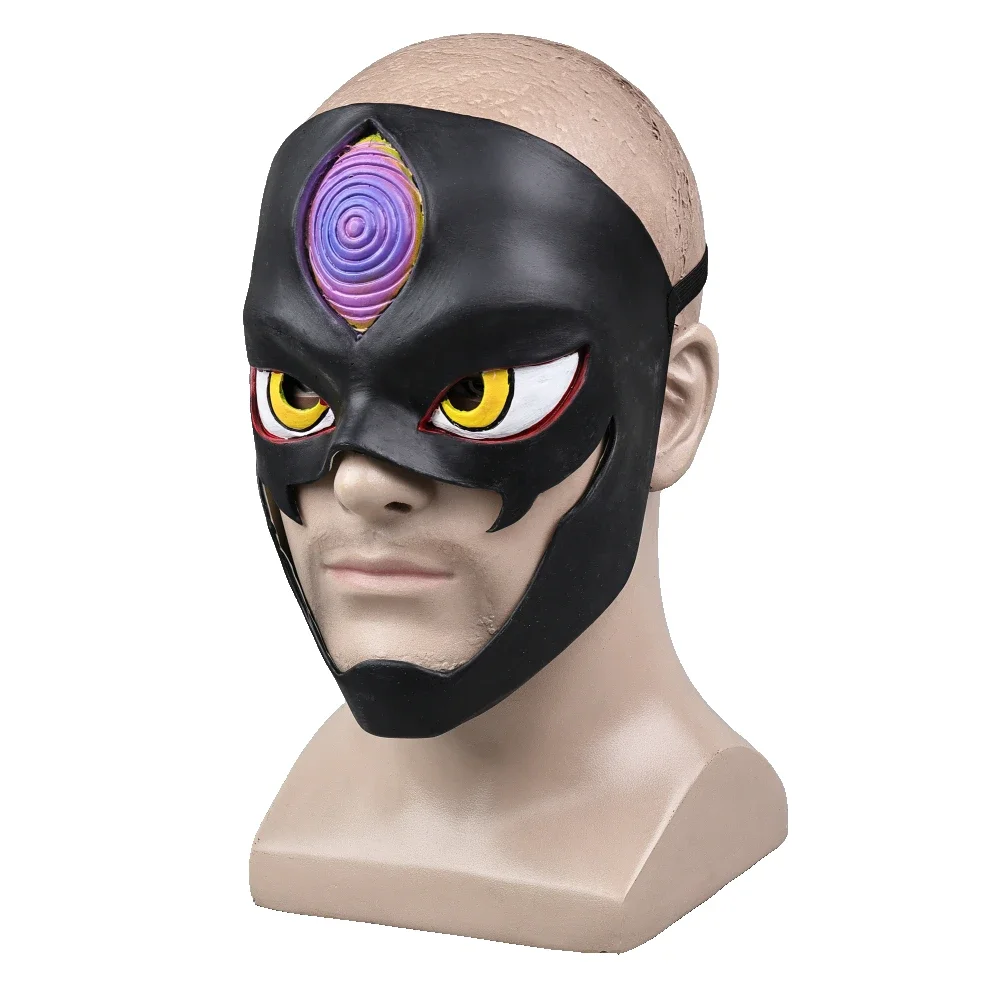 อะนิเมะดัน ดา ดัน จิจิหน้ากากคอสเพลย์หน้ากากสำหรับผู้ใหญ่ชายวัสดุลาเท็กซ์ปาร์ตี้ฮาโลวีนคาร์นิวัลเครื่องแต่งกายอุปกรณ์เสริม