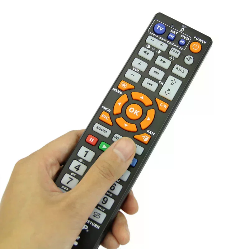 L336 Universal Smart Remote Control with Learn Function for Tv Box Cbl Dvd Sat For Home And Professional Use