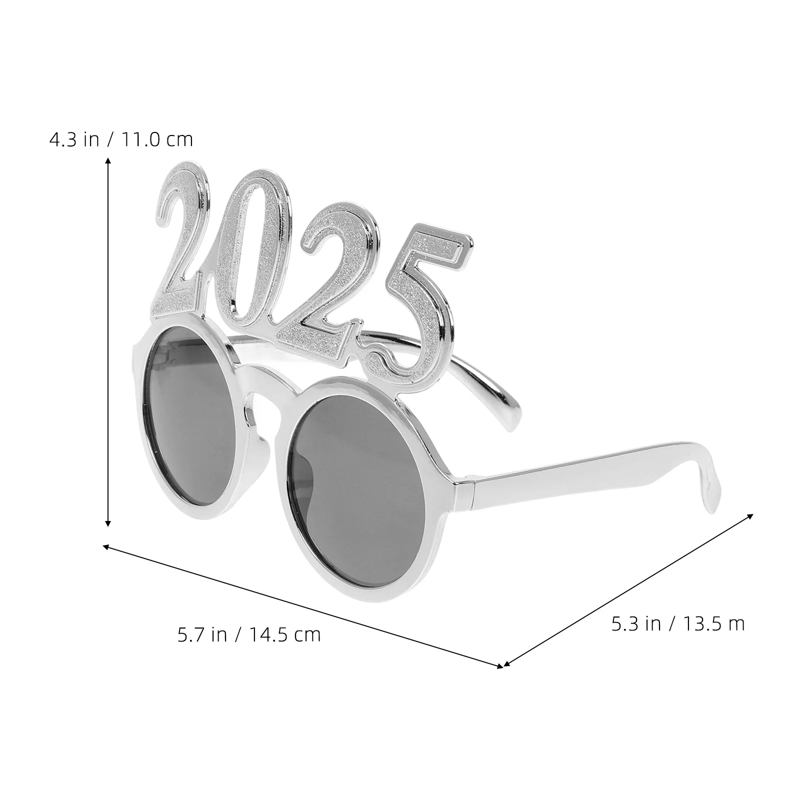 عدد النظارات 2025 كابينة تصوير الدعائم سنة جديدة سعيدة نظارات حفلات مهرجان الديكور السنة الجديدة اكسسوارات زي #4