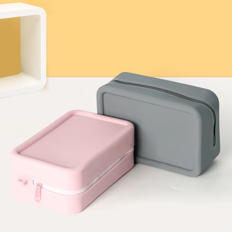 

Silicone Coin Purse Earphone Storage Bag Women Portable Lipstick Cosmetic Storage Bag Daily Necessities Storage Bag