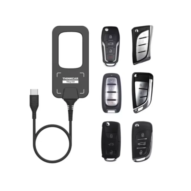 THINKCAR TKEY 101 Universal Car Key Programmer Equipment with 6 Unit Remote Keys Anti-theft Encoding TKEY101 Super Wireless Key