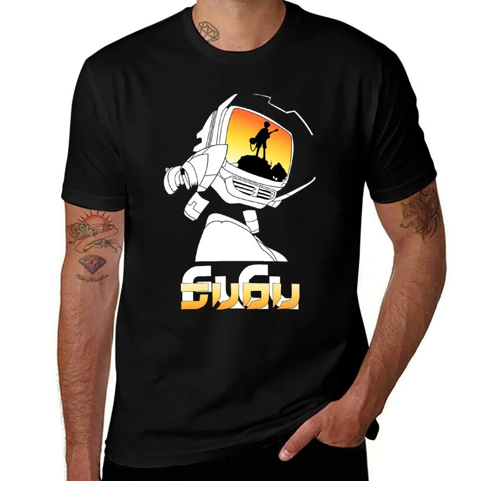 

FLCL T-Shirt anime shirt cotton graphic tees graphic shirts t shirts for men graphic