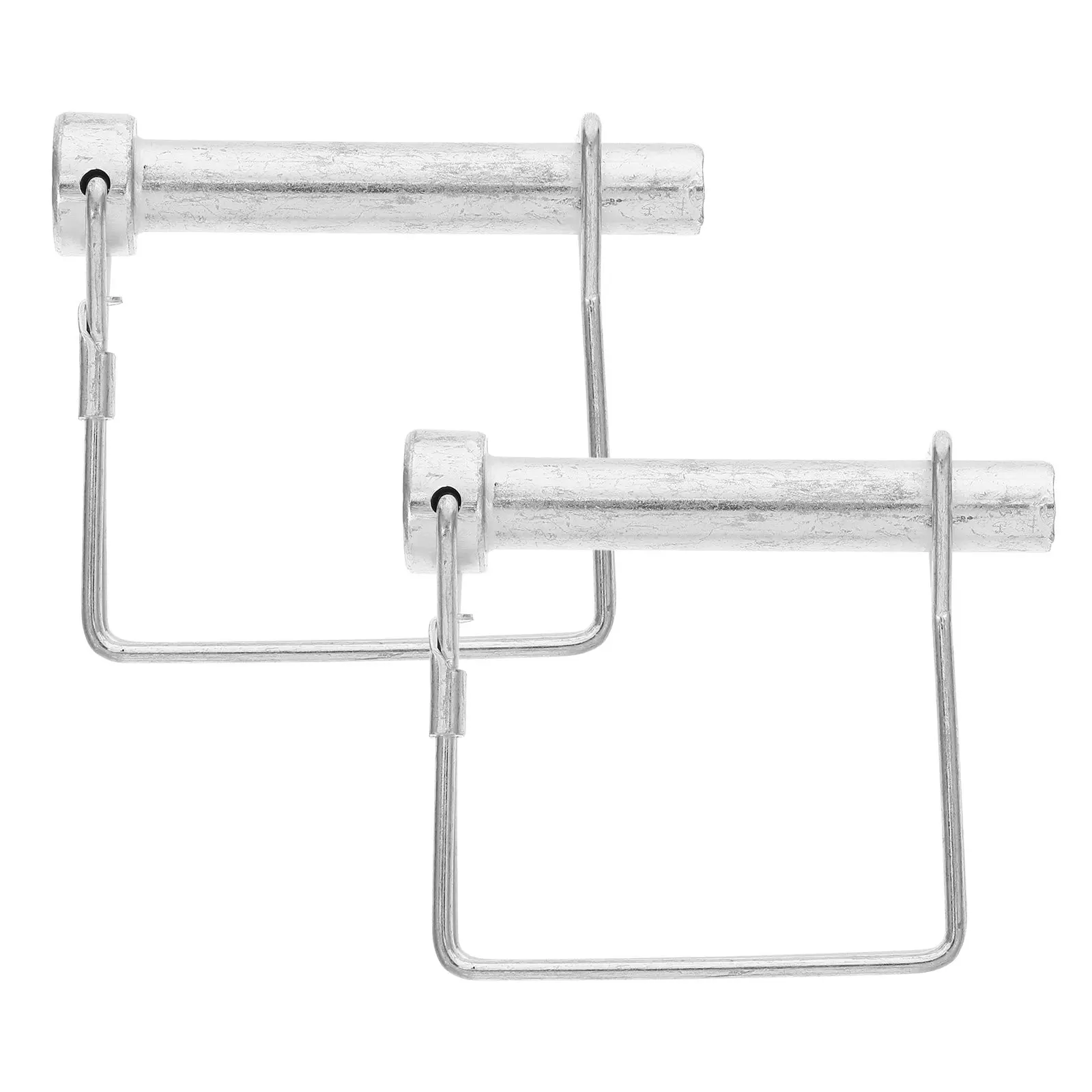 2 Pcs Trailer Hitch Clip Latch Locking Coupler Pin Receiver Metal Spring Loaded Safety