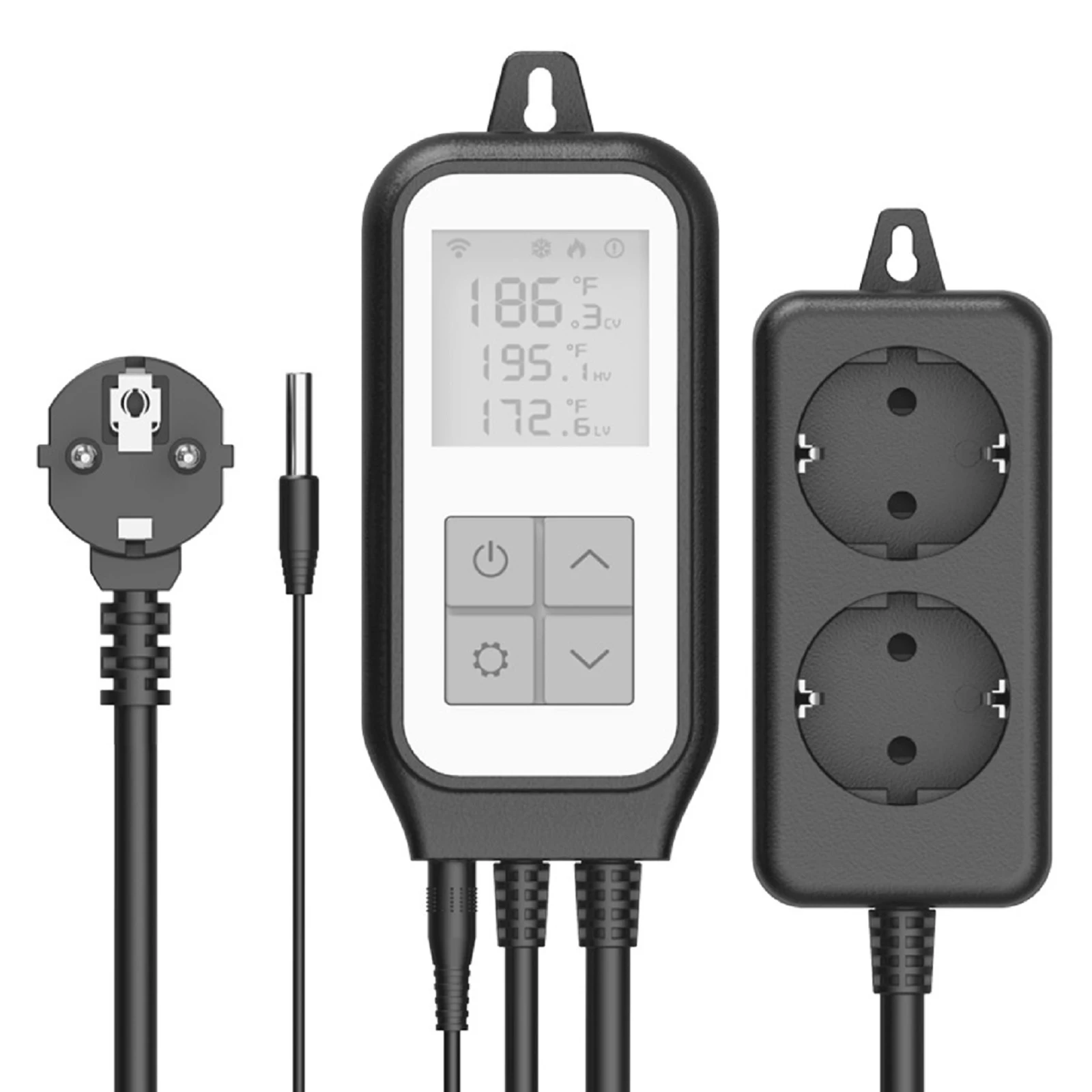

Digital Temperature Controller 2200W 10A 110V/90-240V FOR-TUYA Smart Home Socket Digital Heating Temperature Controller Timer