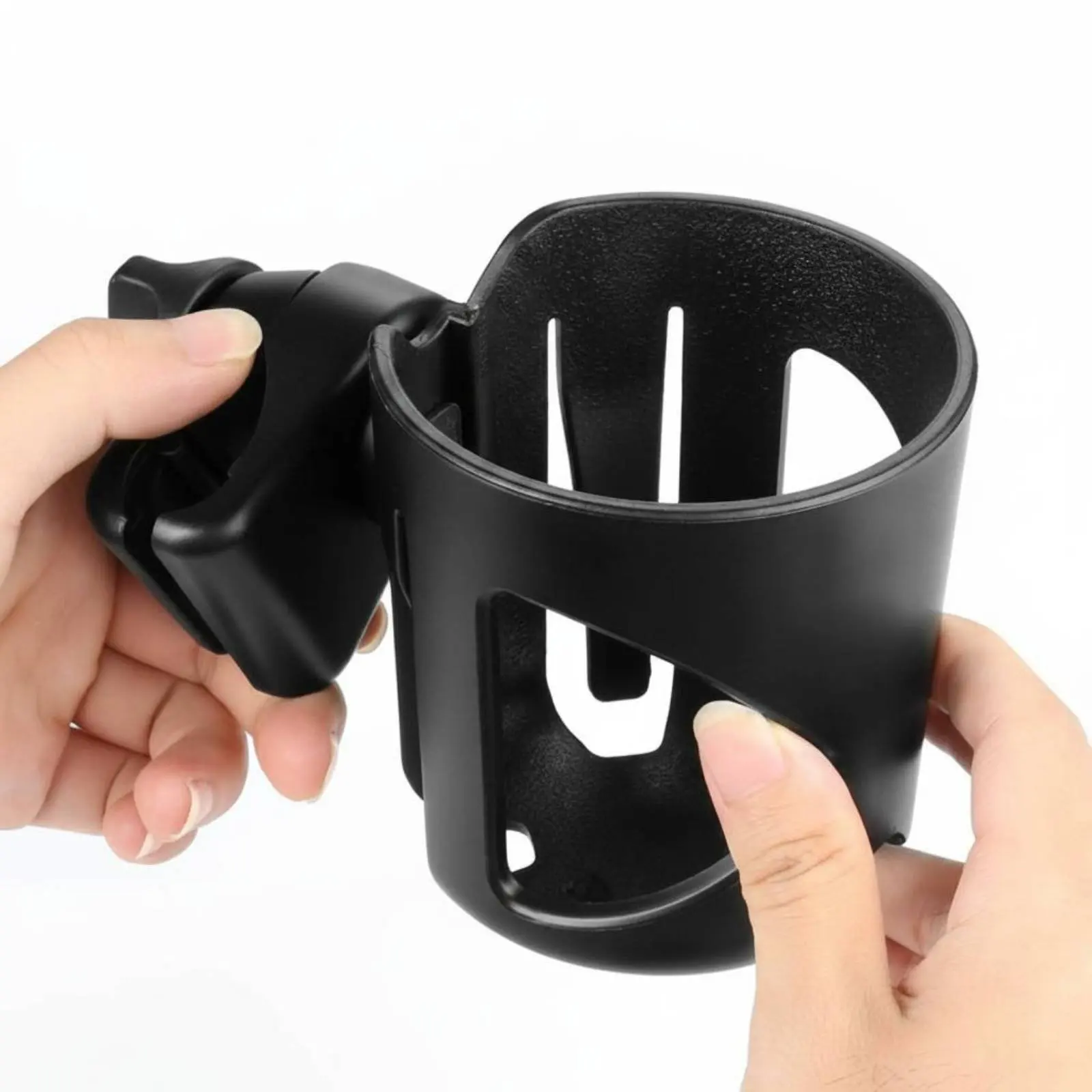 Mobility Aid Cup Holder Strap Fixed Wheelchair Cup Holder Mobility Aid Accessory Portable Lightweight for Elderly, Outdoor