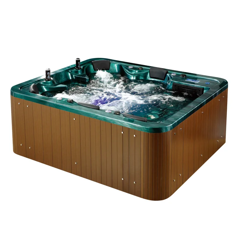 Outdoor Smart Surfing Jacuzzi Big Pool Villa Heated Hotel Hot Spring Homestay Multiplayer Spa Spa Soak Pool