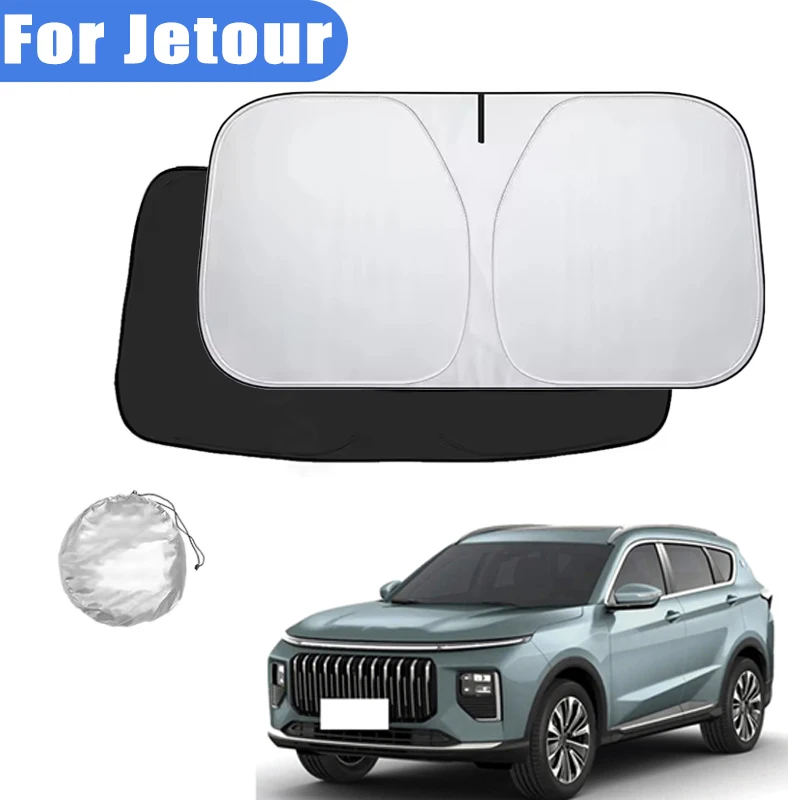Car Windshield Sunshade Car Interior Front Sun Shade for Jetour X70 X70PLUS X90 X90PLUS Dashing T1 T2 T95 Traveler Accessories