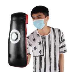 Boxing Kick Pad With Curved Punching Surface PU Leather Karate Kicking Shield Pad For Taekwondo Training