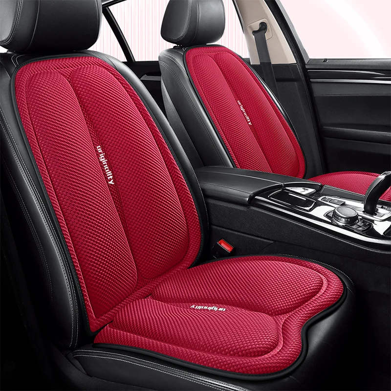 1pc Car Seat Cushion Premium Soft Elastic Skin Friendly Fabric All Season Comfort Breathable Fit for Car Office Home