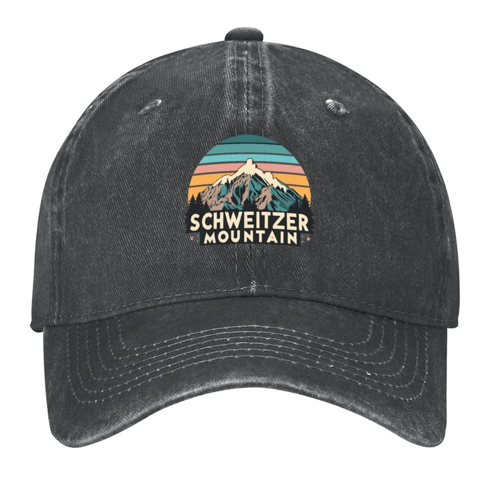 

Schweitzer Mountain - Idaho Baseball Cap Hat Beach Custom Cap Winter hat Golf Hat Women Hats Men's