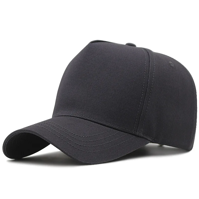 Sombreros de cabeza grande para hombre y mujer, gorra de béisbol de camionero de talla grande XXL, corona alta, ajustable, lisa, informal, a la