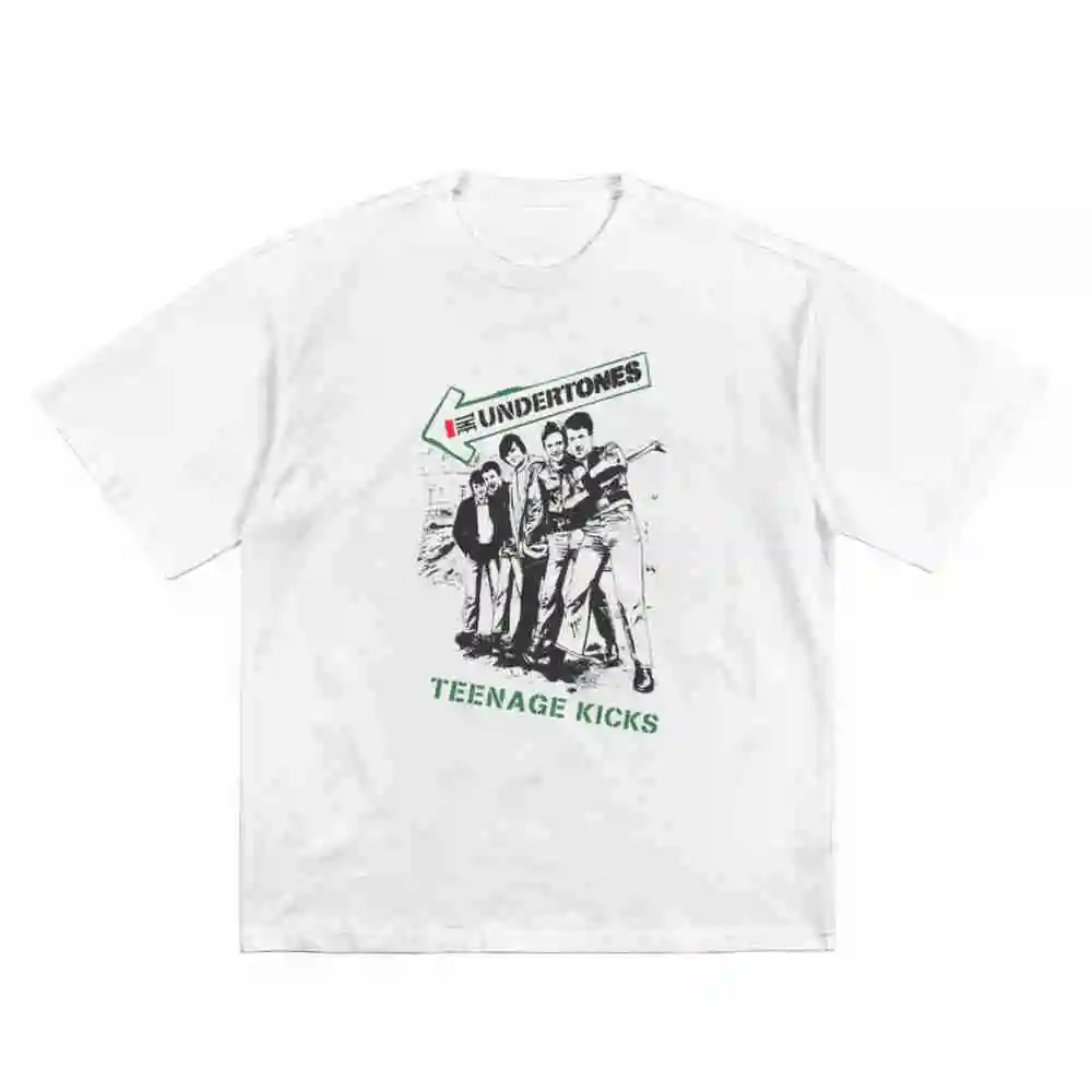 The Undertones Teenage Kicks Short Sleeve Tee 100% Cotton T-Shirt