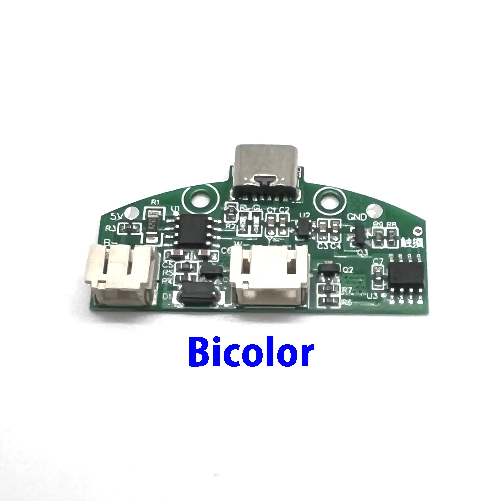 1pcs Type-c Led Touch Small Night Lamp USB 3.7V Lithium Battery Charger Module Charging Board  Monochrome bicolor Connector