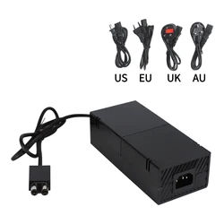 Black AC 100V-240V Power Supply US/EU/UK Plug Adapter USB Charging Charger For Xbox One Console AC Adapter Brick Charger