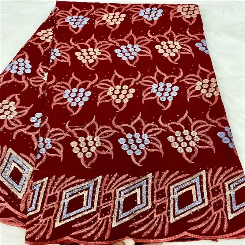 

5-ярдовая высококачественная швейцарская кружевная ткань, сухая кружевная вышивка, африканская 100% хлопчатобумажная ткань, швейцарская вуаль, кружево в Дубае, 30L393001