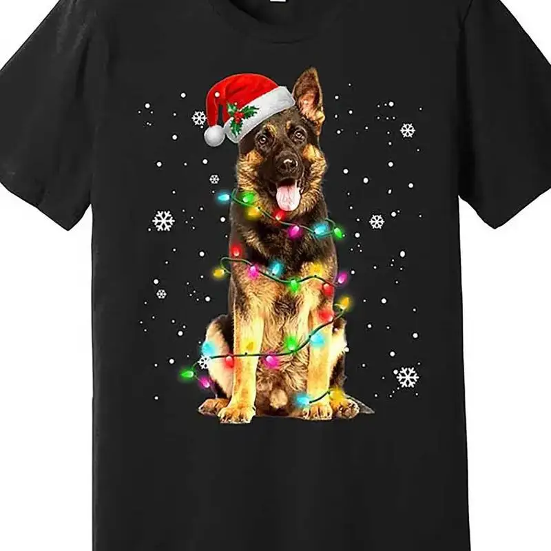 German Shepherd Dog Tree Christmas Sweater Xmas Dogs s T Shirt Premium Shir