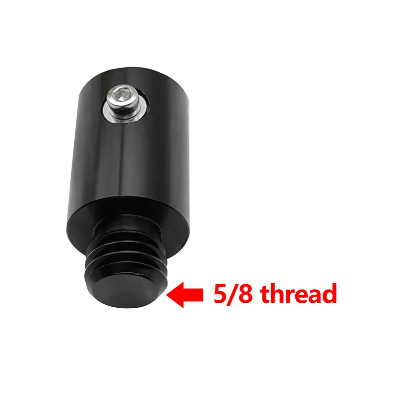 Quick Release Adapters 5/8x11 male Thread  to Leica type Prism Pole